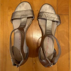 Sacha London golden sandals size 9.5
